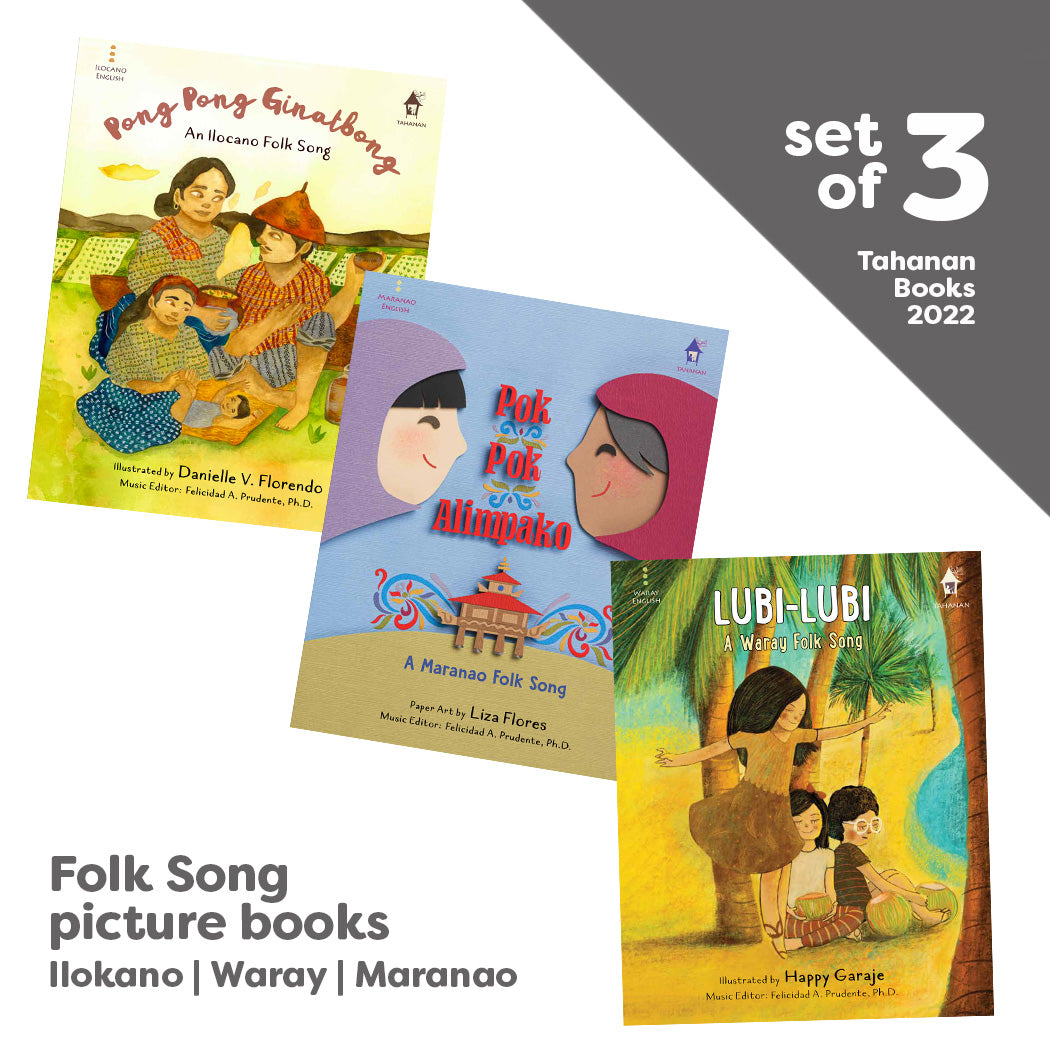 GIFT OF SONG Picture Books: Ilocano | Waray | Maranao  (set of 3)
